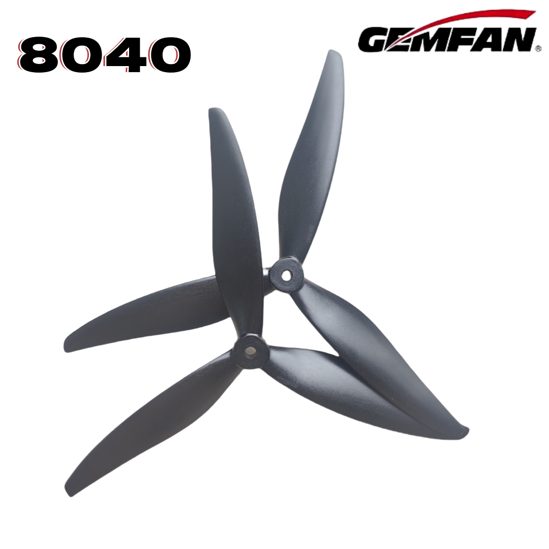Gemfan 8040 8X4X3 3-blade 8-in - Drone Racing Motor reseña y precio