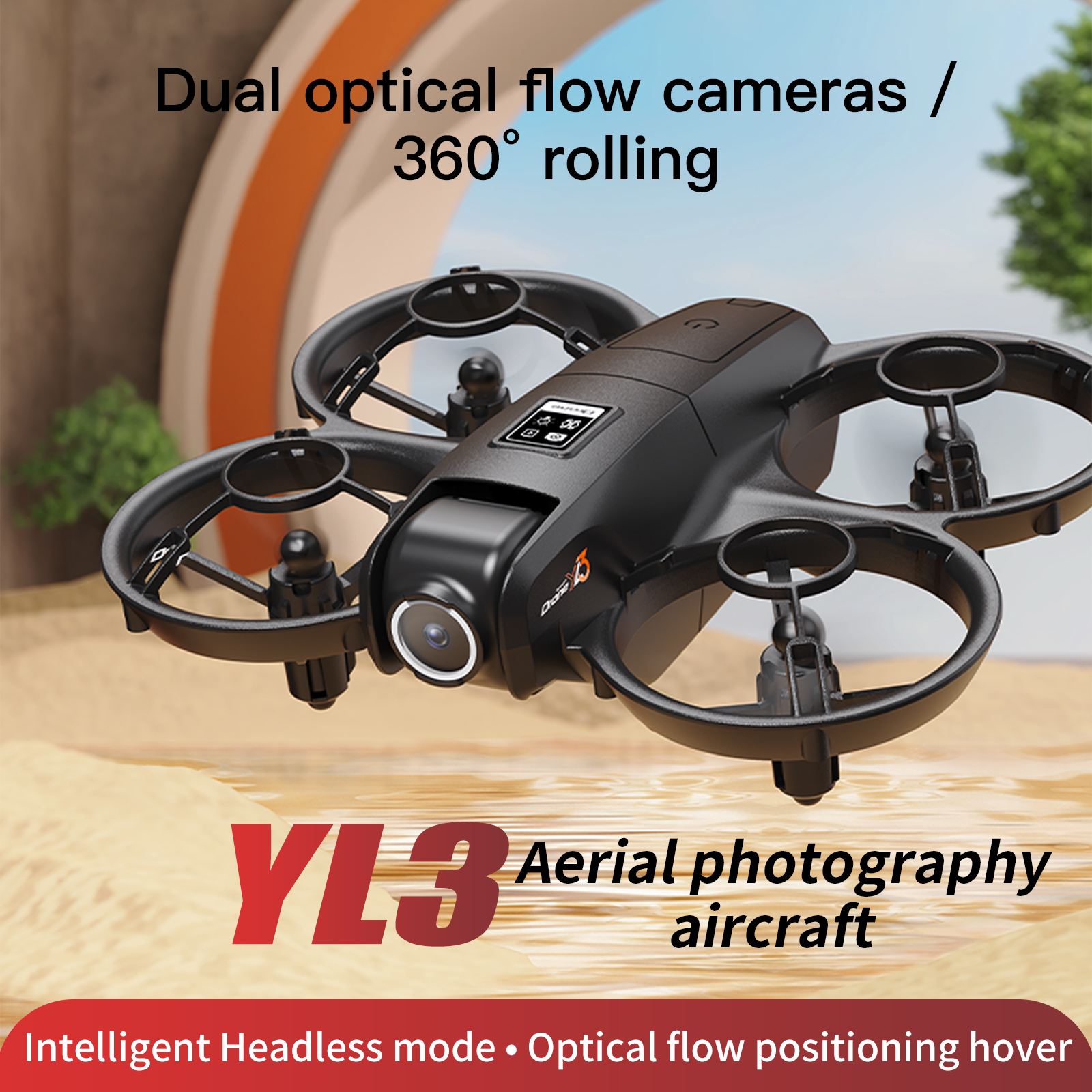 YL3 Remote-Controlled Drone wi - Drone Racing Camera reseña y precio
