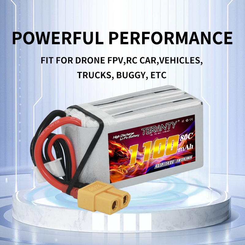 TERANTY 4S 1100mAh 80C/160C Li - Drone Racing Battery reseña y precio