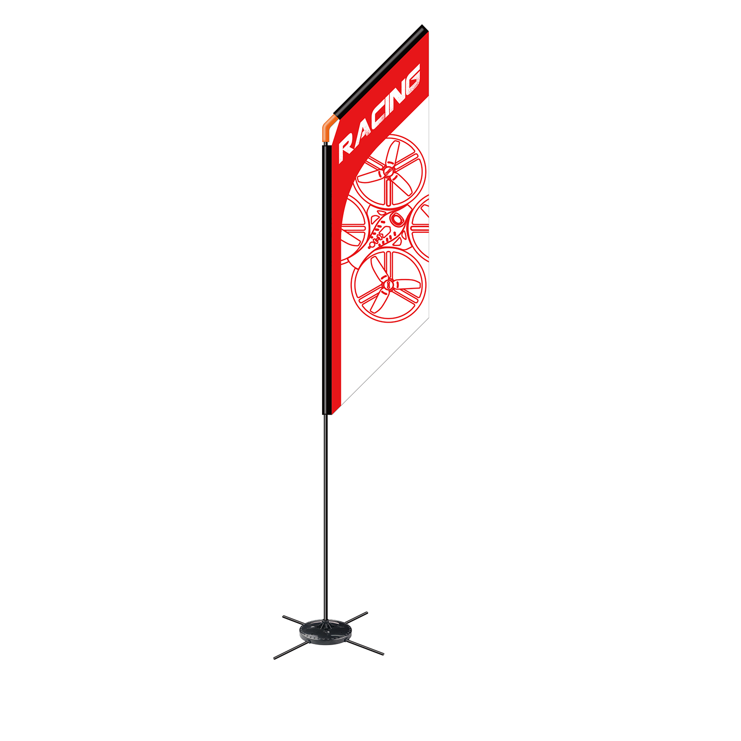 560mm FPV Racer Flag Drone Qua - Drone Racing Gate reseña y precio