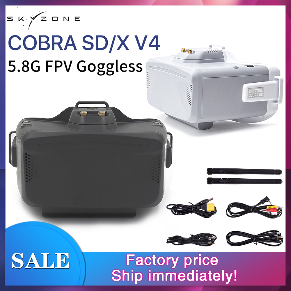 SKYZONE Cobra SD X V4 FPV Vide - Drone Racing Goggles reseña y precio