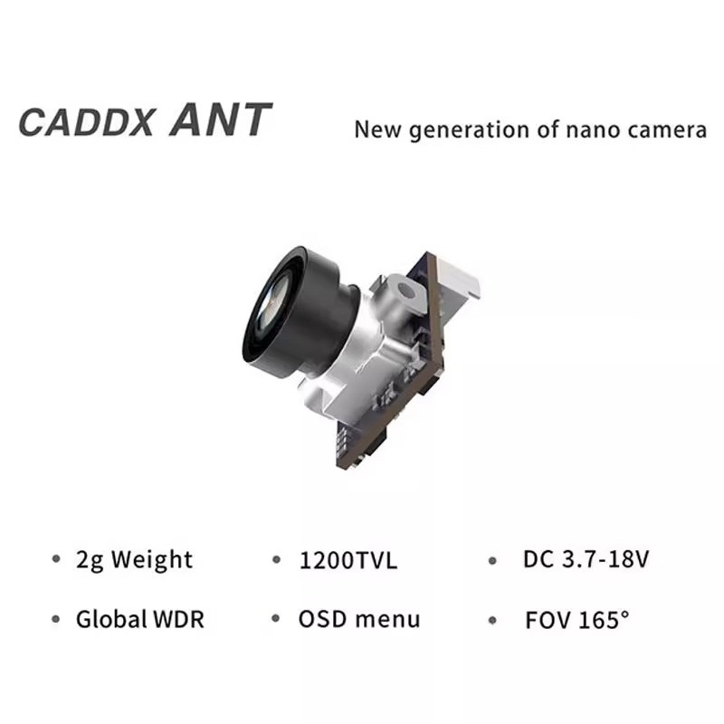 CADDX Snail Nano FPV Camera wi - Drone Racing Camera reseña y precio