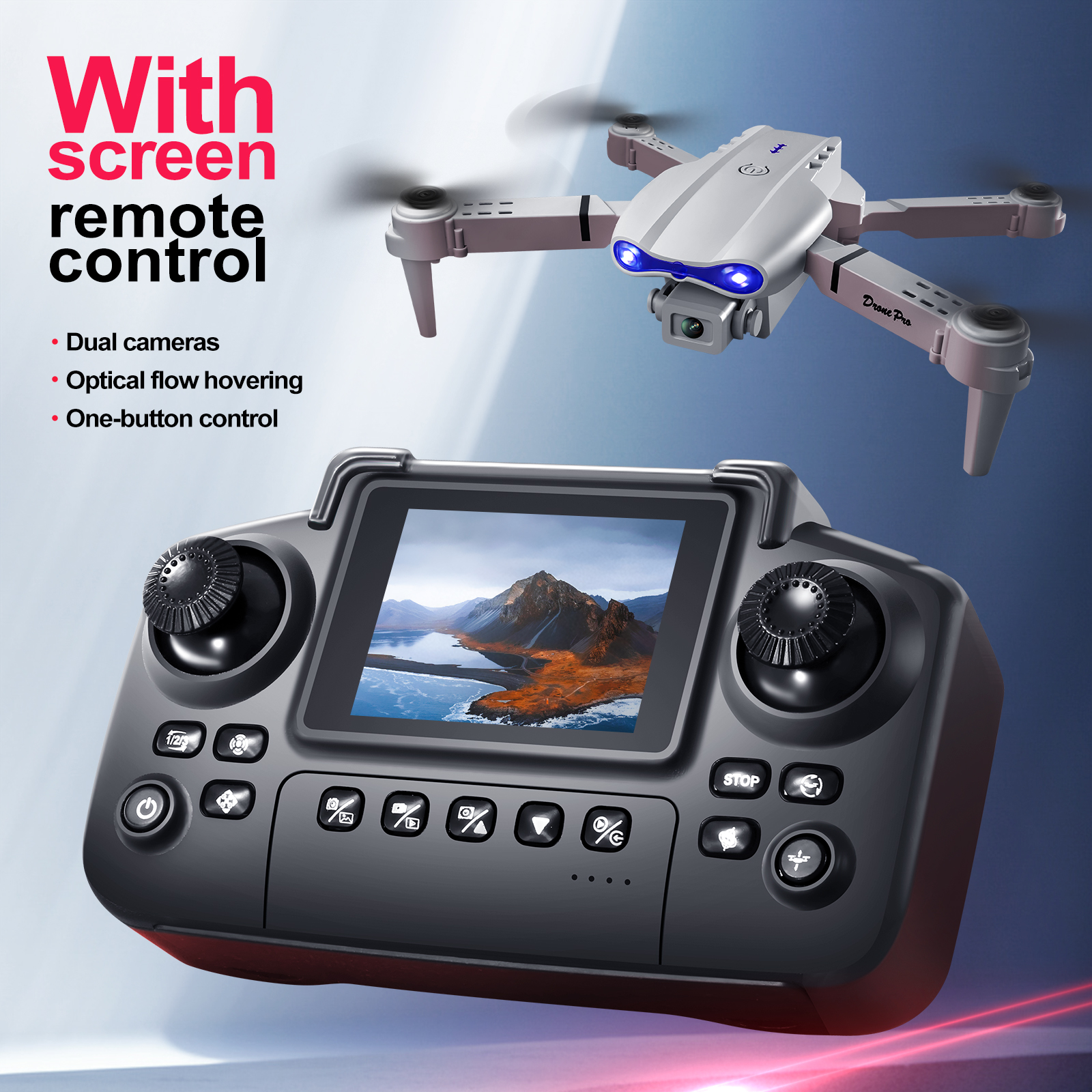 2025 New E88 E99 Upgraded Dron - Drone Racing Camera reseña y precio