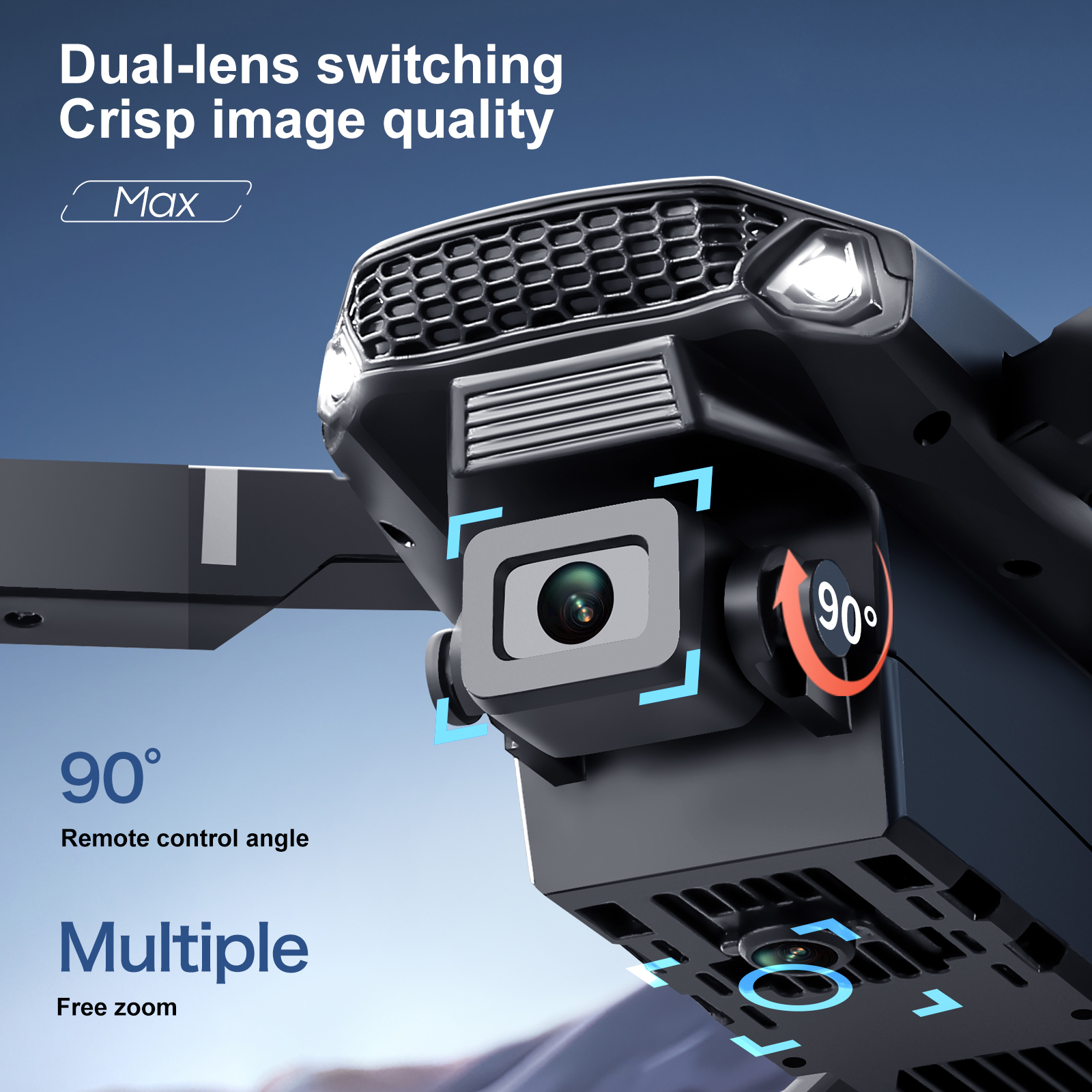 2025 New E88 E99 Upgraded Dron - Drone Racing Camera reseña y precio