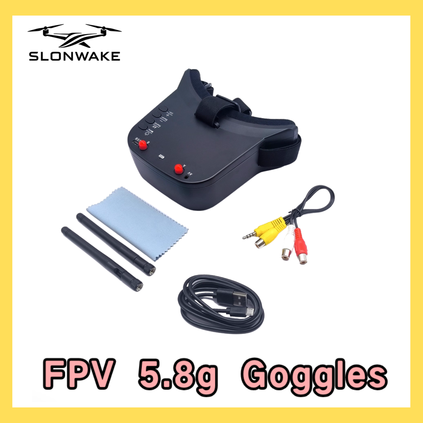SLONWAKE 5.8G 48CH FPV 400mw V - Drone Racing Frame reseña y precio
