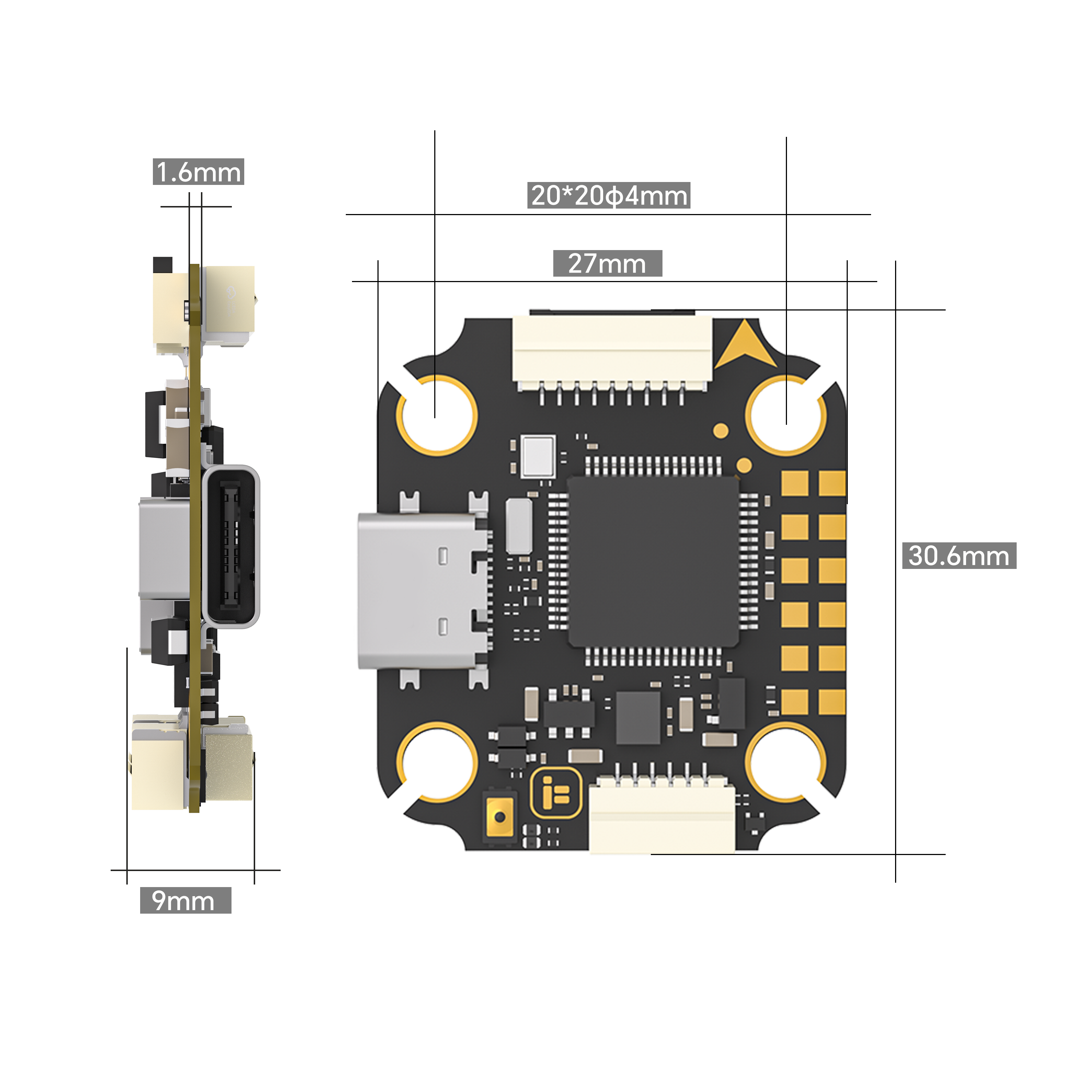 iFlight Borg F7 Mini Stack Fli - Drone Racing Flight Controller reseña y precio