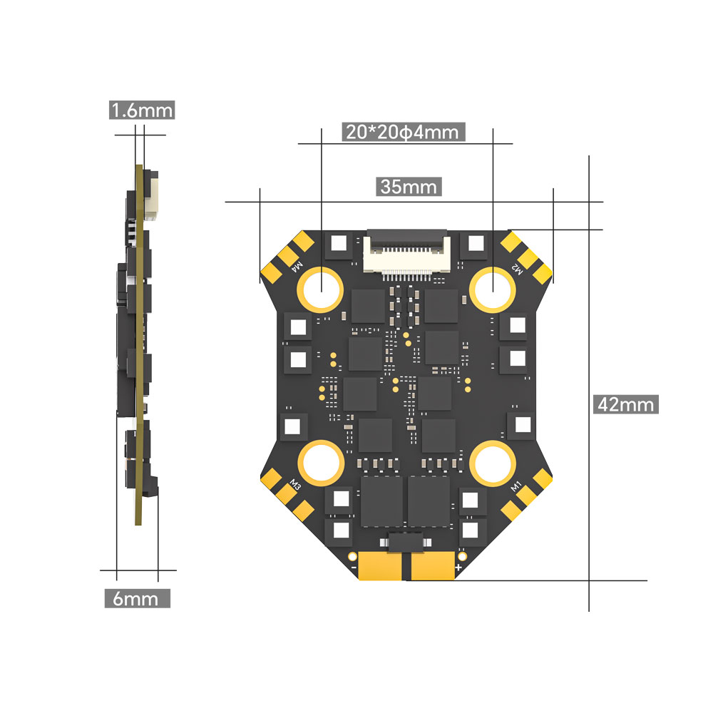 iFlight Borg F7 Mini Stack Fli - Drone Racing Flight Controller reseña y precio